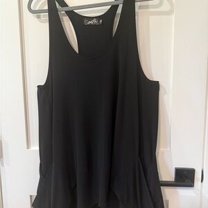 Sympli Black Sleeveless Tank Top with Relaxed Fit